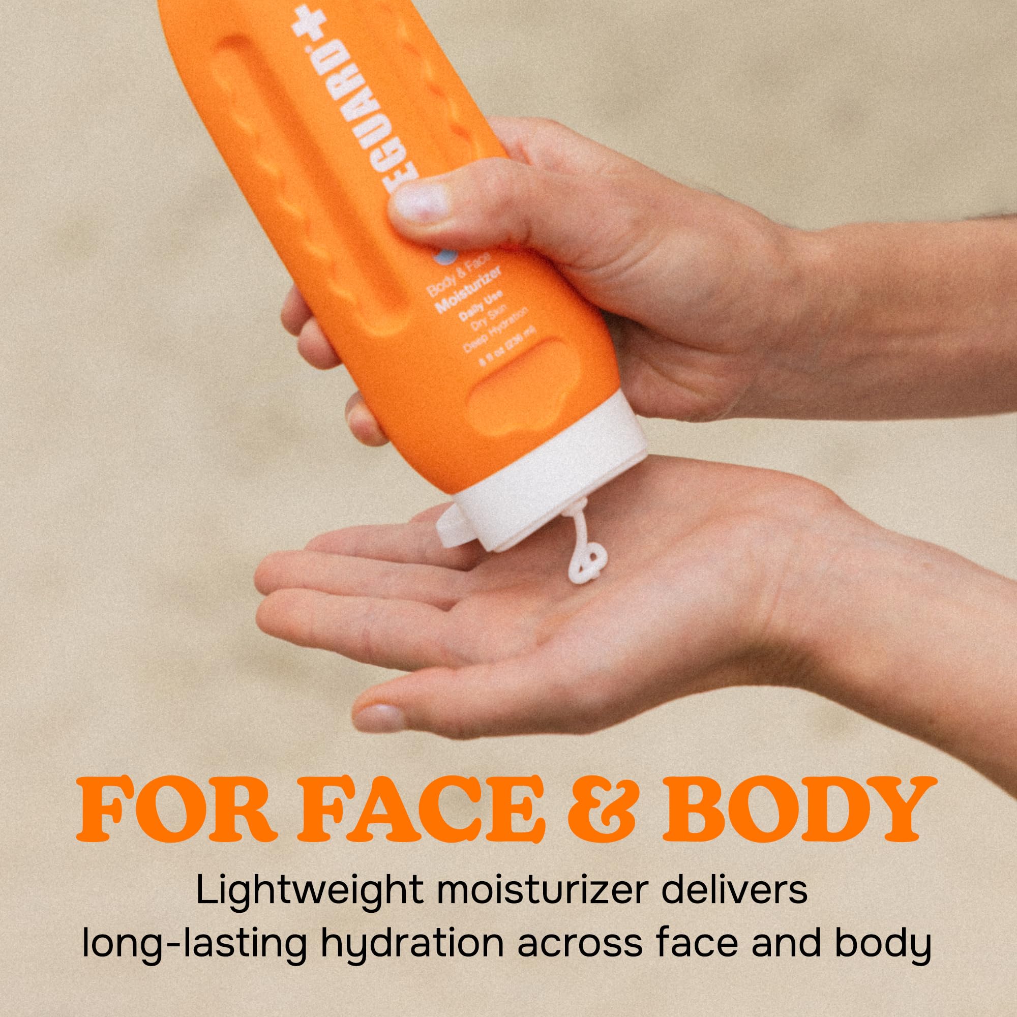 LIFEGUARD Daily Body & Face Moisturizer - Deep Hydrating and Moisturizing for Face and Body, Daily use, Suitable for All Skin Type, Sensitive Skin, Lightweight - 8 fl. oz. - Image 5