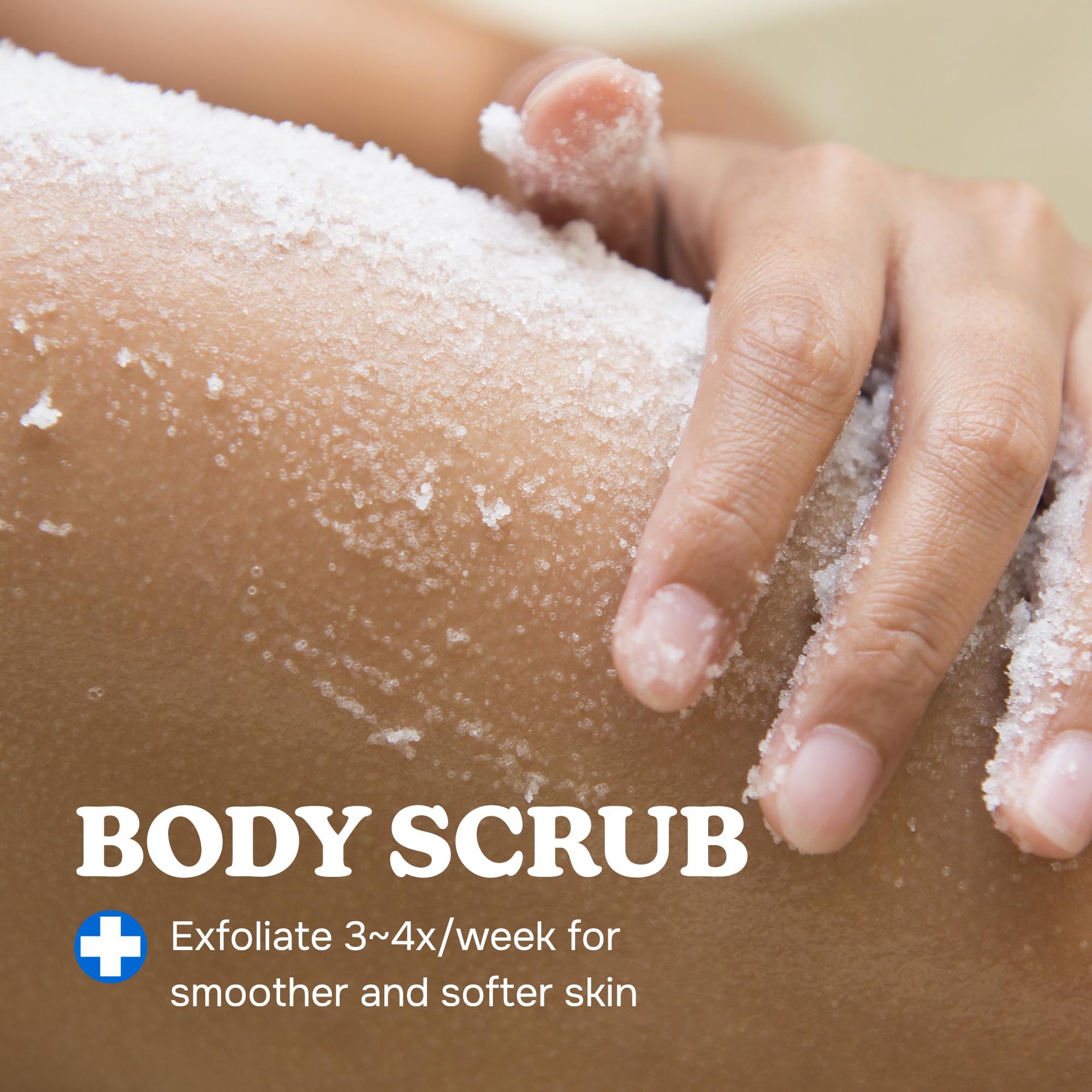 LIFEGUARD Exfoliating Body Scrub - Sea Salt & Kelp, Exfoliates and Deeply Hydrating, Moisturizing for Smooth Skin, Gentle for Sensitive Skin - 8 fl. oz. - Image 3