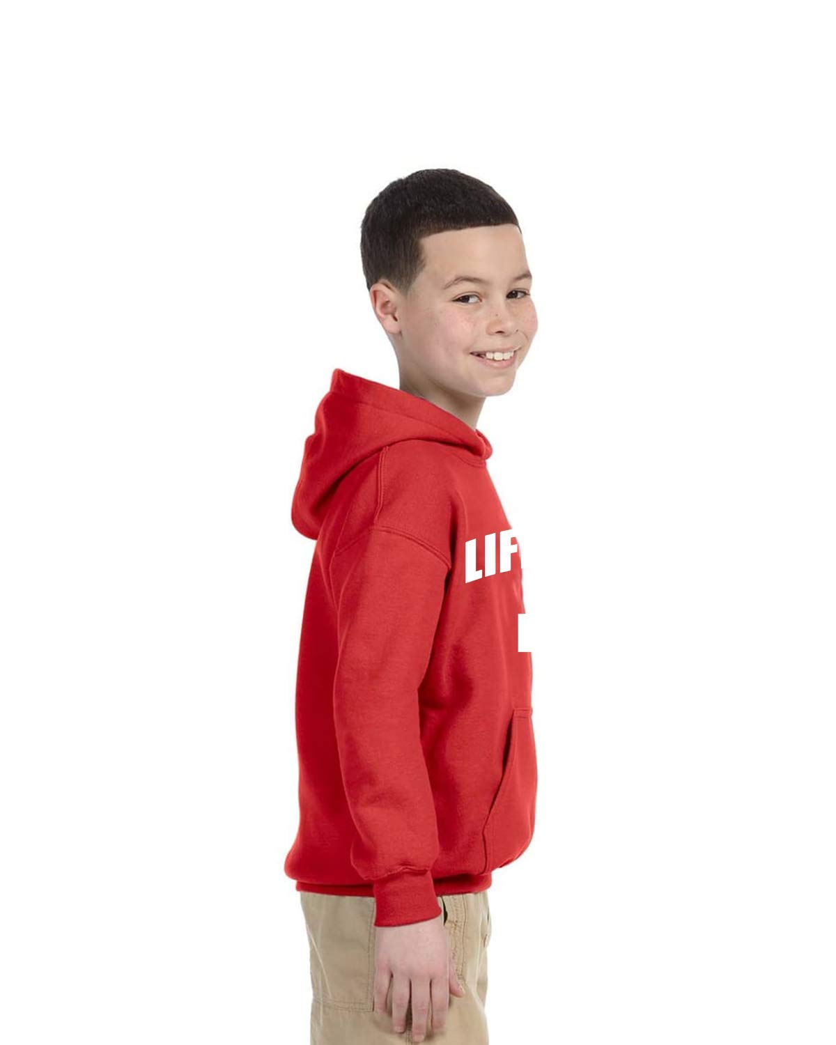 LIFEGUARD Officially Licensed First Quality Youth Kids Hooded Pullover Sweatshirt with Hood - Image 3