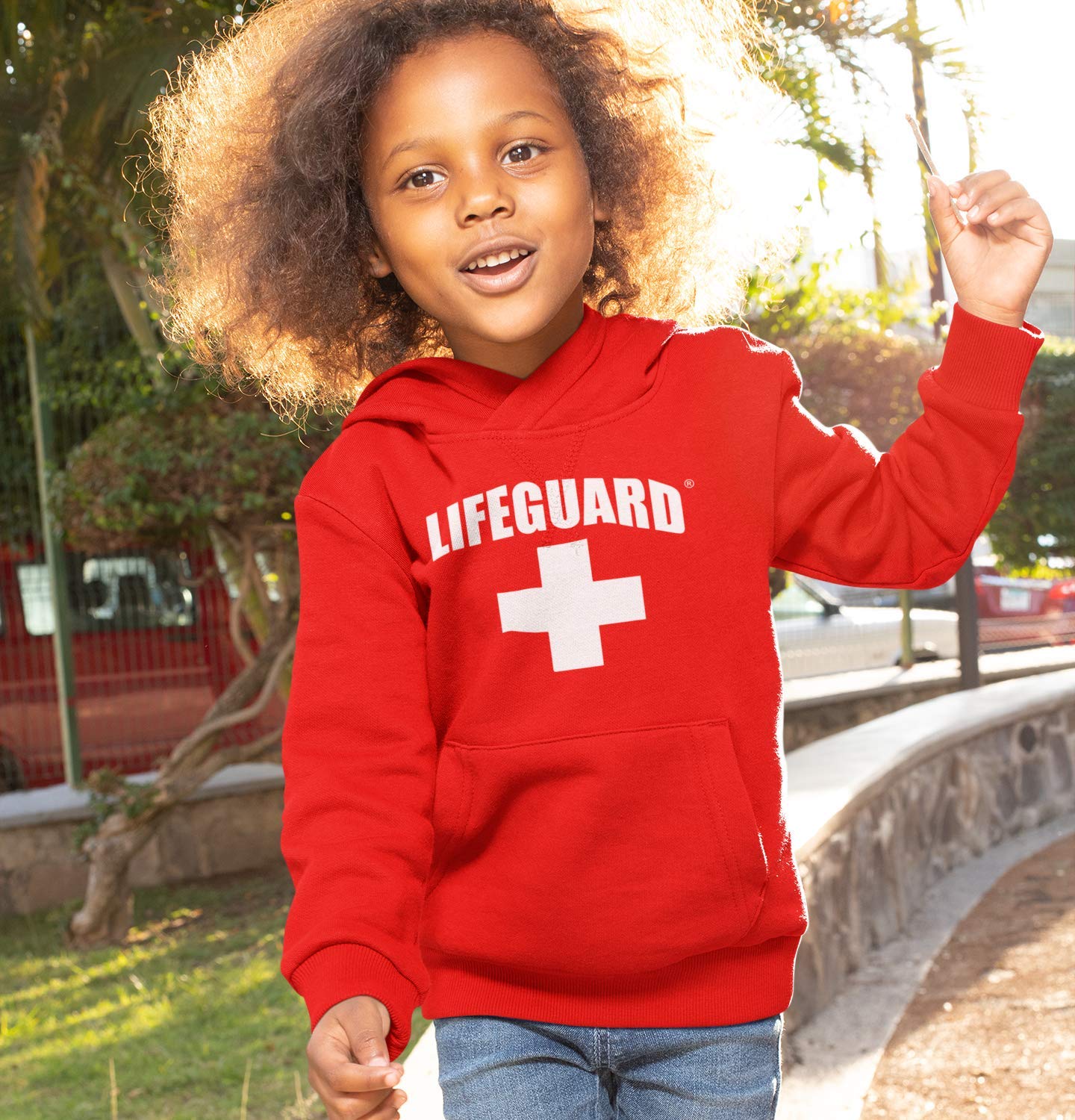LIFEGUARD Officially Licensed First Quality Youth Kids Hooded Pullover Sweatshirt with Hood - Image 4