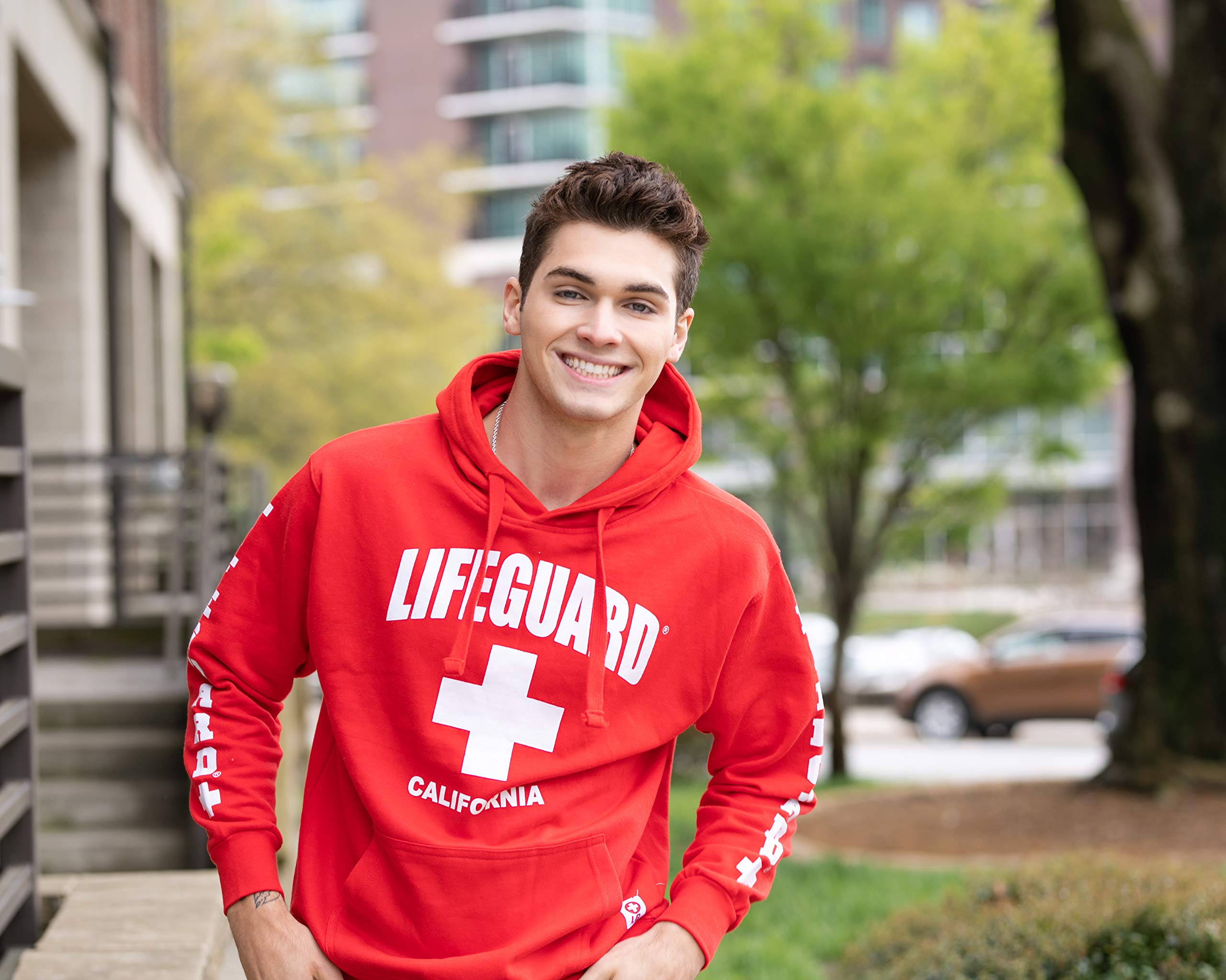 LIFEGUARD Officially Licensed Guys California Printed Pullover Hoodie | Mens Hooded Sweatshirt - Image 6