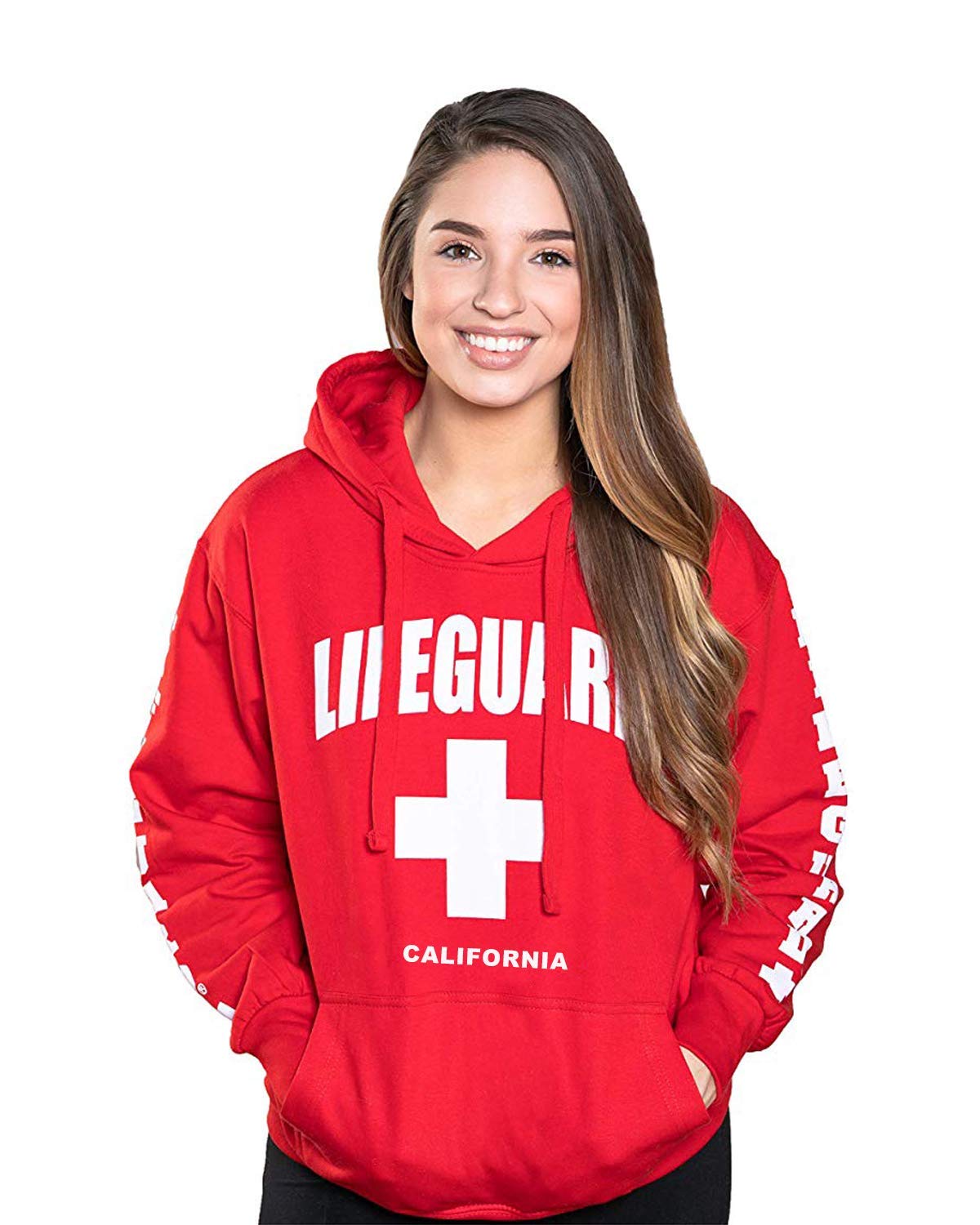 LIFEGUARD Officially Licensed Ladies California Hoodie Sweatshirt Apparel