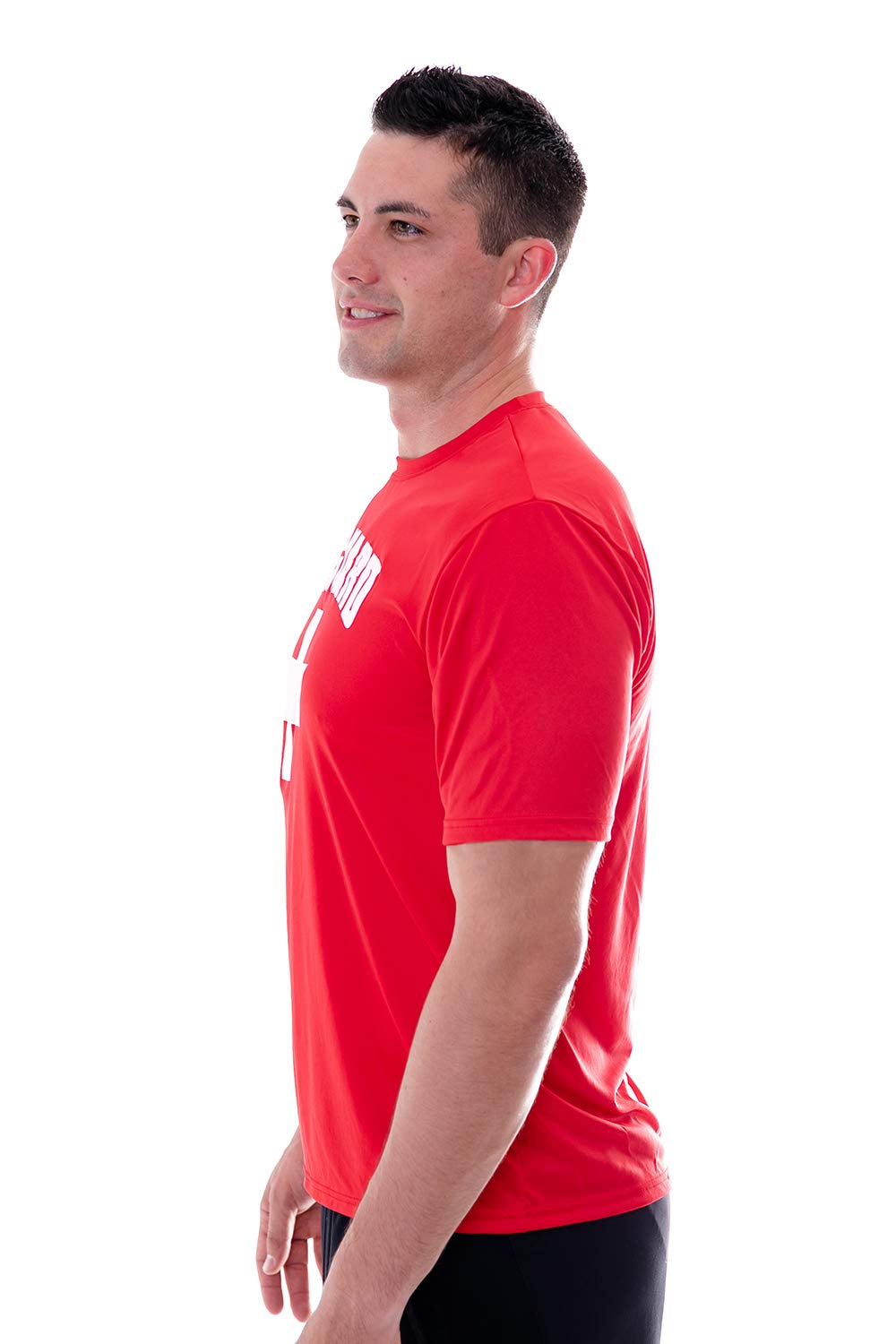 LIFEGUARD Officially Licensed Mens Performance Active Moisture Wicking Cooling Tee Shirt - Image 3
