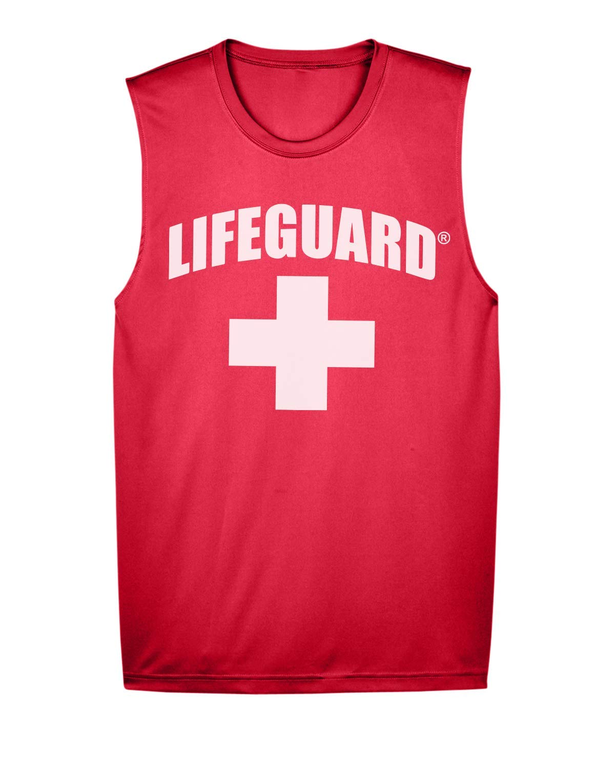 LIFEGUARD Officially Licensed Mens Performance Active Muscle Tank Moisture Wicking - Image 3