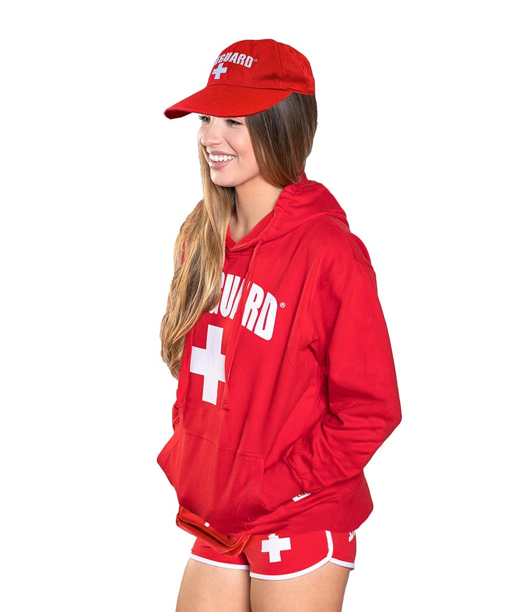 LIFEGUARD Officially Licensed Women Ladies Halloween Costume Bundle Pack Hat Shorts Hoodie Fanny Pack - Image 4