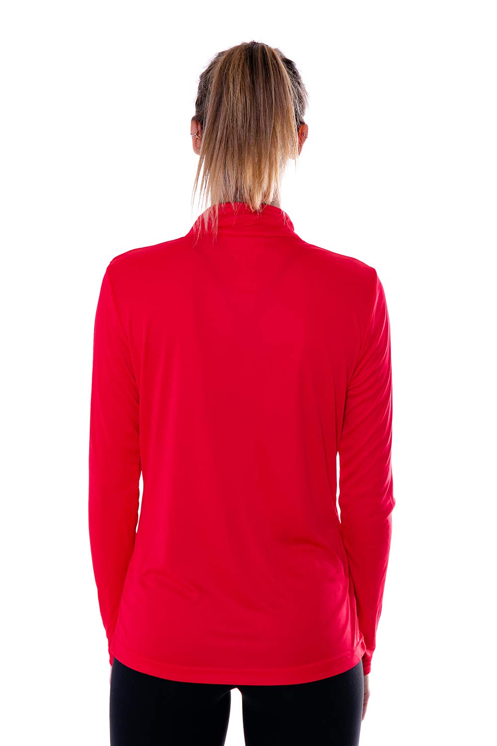 LIFEGUARD Officially Licensed Womens 1/4 Quarter Zip Active Performance Long Sleeve Shirt… - Image 2
