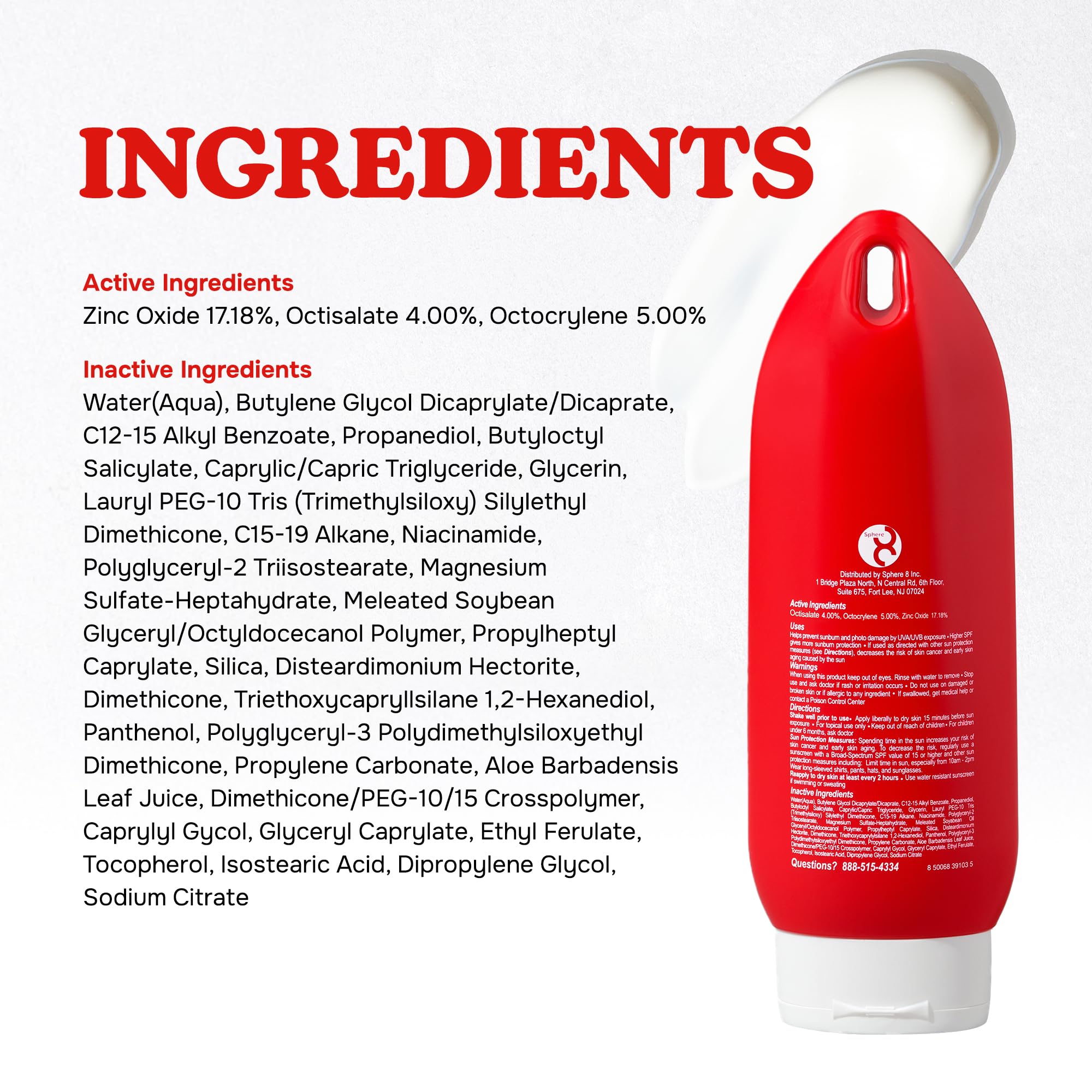 Lifeguard SPF 50 Sunscreen Lotion - Daily Broad Spectrum Face and Body Sunscreen, No White Cast, Hydrating Finish, For All Skin Types, Water Resistant, Reef Safe - 8 fl. oz. - Image 8