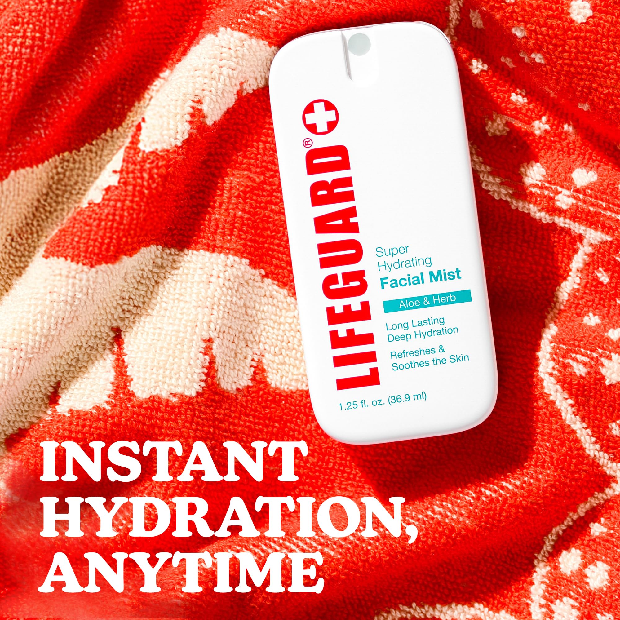 LIFEGUARD Super Hydrating Facial Mist - Aloe & Herb, Face Mist Hydrating Spray for All Skin Types, Lightweight Face Moisturizer - 1.25 fl. oz. - Image 2