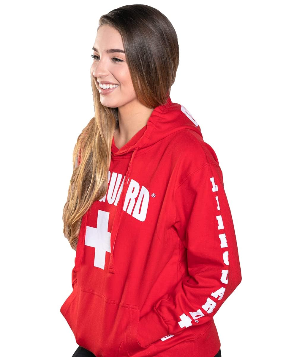 LIFEGUARD Women's Hoodie Sweatshirt Authentic - Image 4