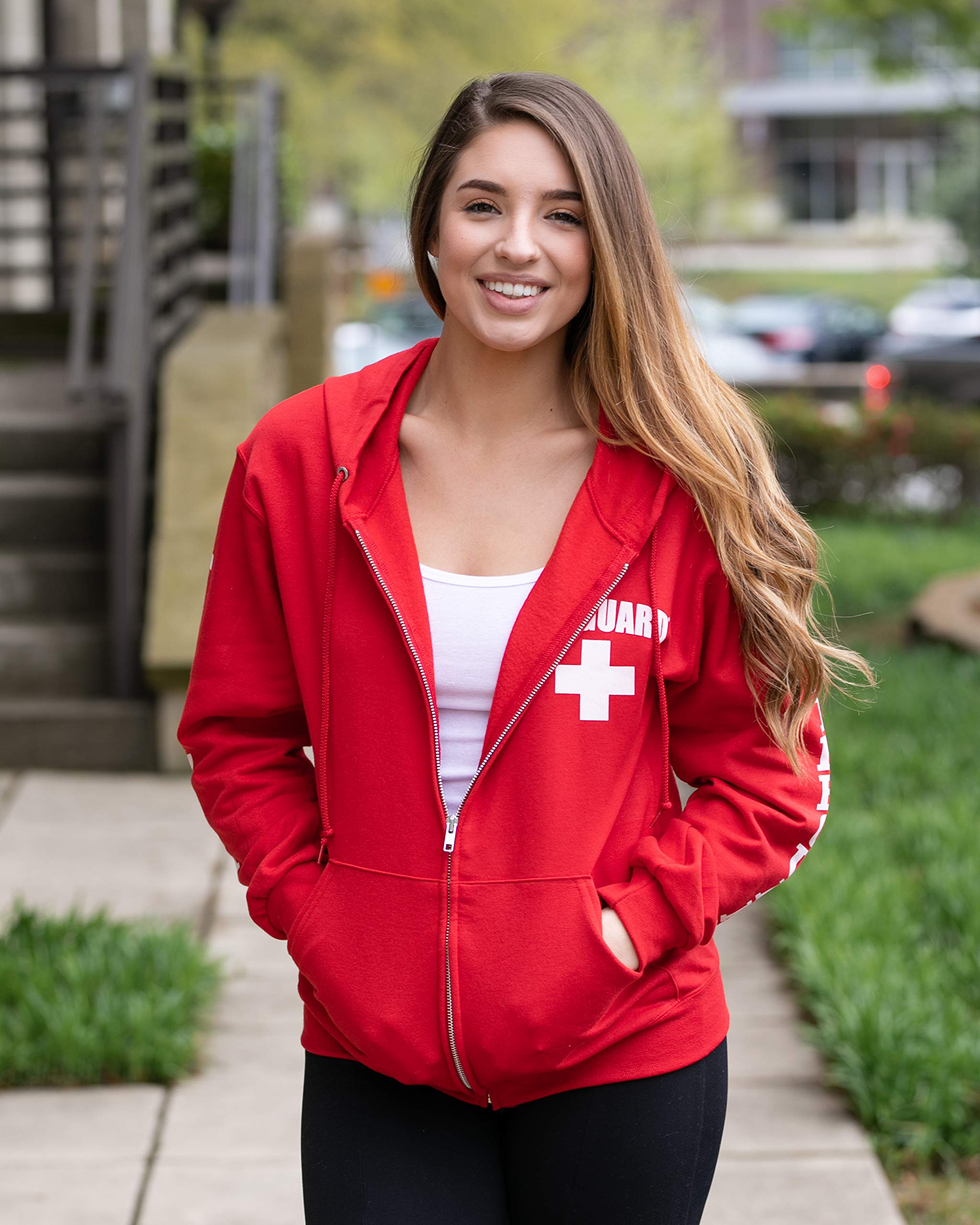 LIFEGUARD Zipper Hoodie - Sweatshirt Apparel Ideal for Men, Teens, Girls. - Image 4